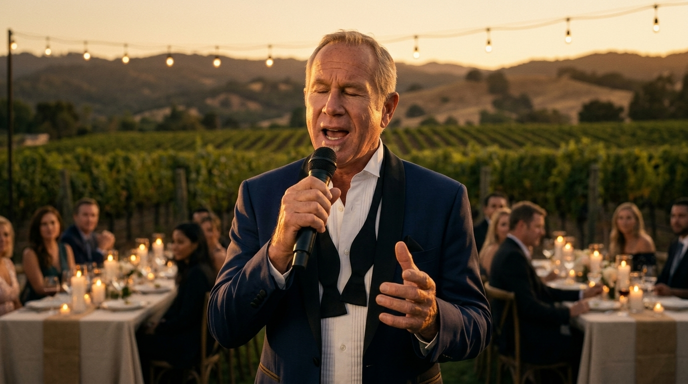 Performance at a luxury corporate event